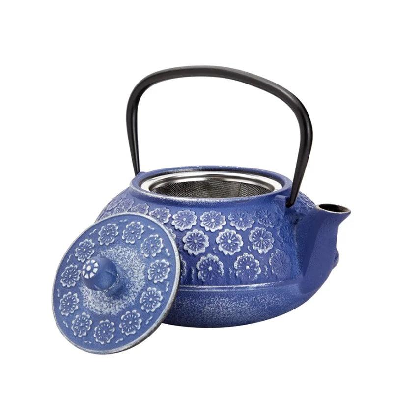 Théière Japonaise en Fonte Bleue 1L
