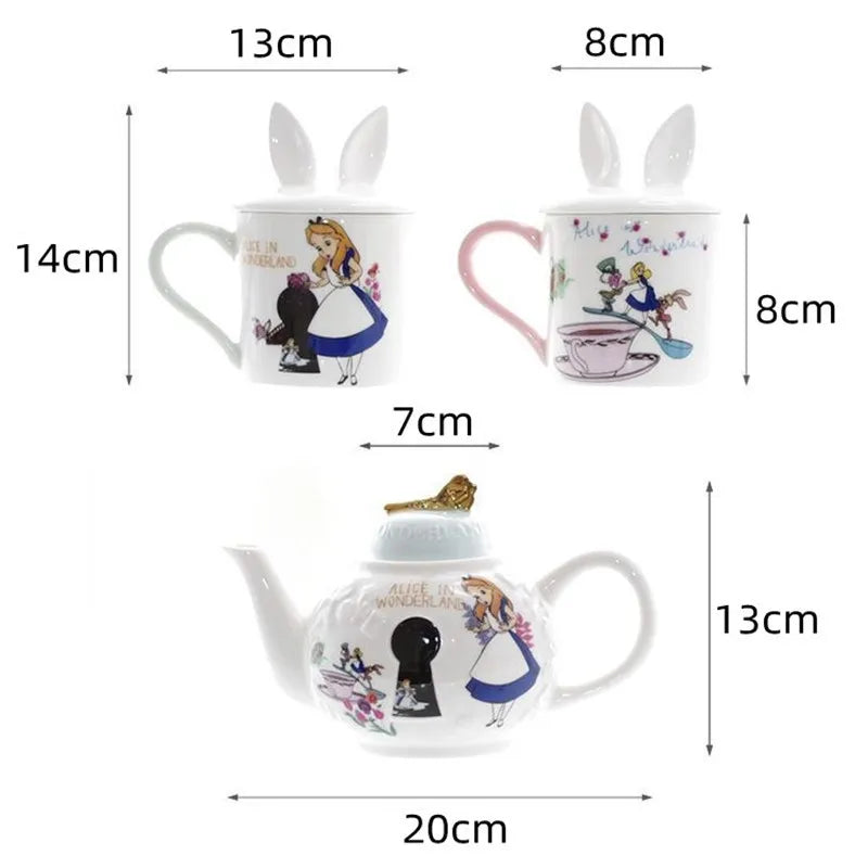 Service à thé Alice au Pays des Merveilles