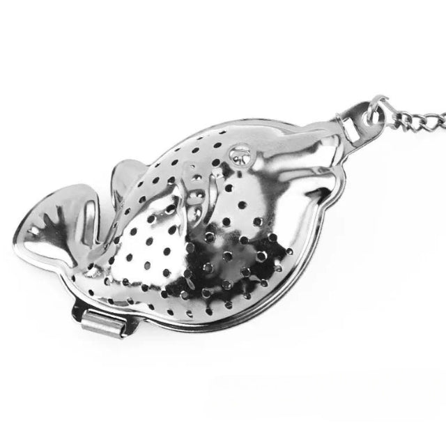 Infuseur à thé en inox dauphin