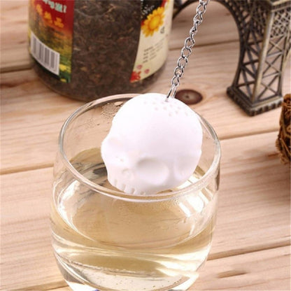 Infuseur à Thé Silicone Tête de Mort