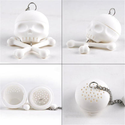 Infuseur à Thé Silicone Tête de Mort